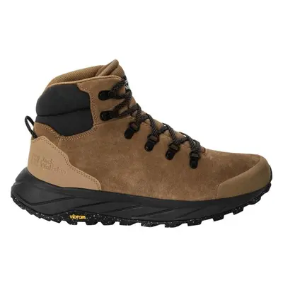 Jack Wolfskin TERRAVENTURE URBAN MID Pánská outdoorová obuv, hnědá, velikost