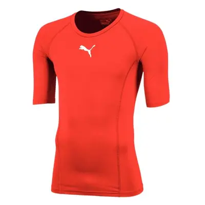 Puma LIGA BASELAYER TEE Pánské funkční triko, červená, velikost