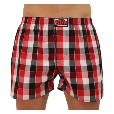 Styx MEN'S BOXERS SHORTS CLASSIC RUBBER Pánské trenky, červená, velikost