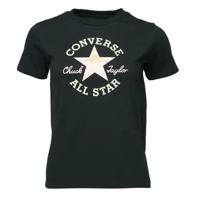 Converse CHUCK PATCH INFILL TEE Dámské triko, černá, velikost