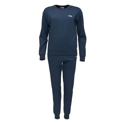 Fila FRENCH TERRY LS PYJAMAS W Dámská tepláková souprava, tmavě modrá, velikost