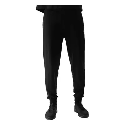 4F TROUSERS BASIC Pánské tepláky, černá, velikost