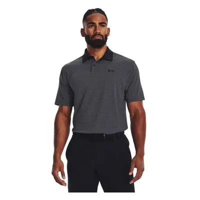 Under Armour T2G PRINTED POLO Pánské golfové polotričko, tmavě šedá, velikost