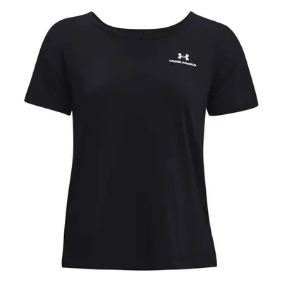 Under Armour RUSH ENERGY Dámské fitness triko, černá, velikost