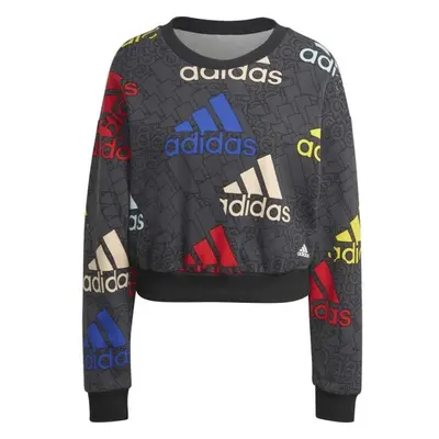 adidas BLUV SWEATSHIRT Dámská mikina, tmavě šedá, velikost