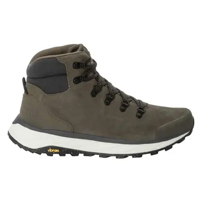 Jack Wolfskin TERRAVENTURE URBAN MID Pánská outdoorová obuv, tmavě šedá, velikost