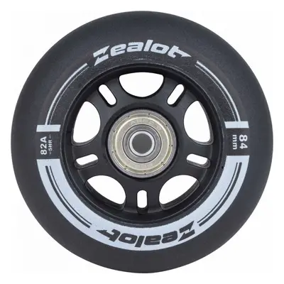 Zealot 84-82A WHEELS + BEARINGS 4PCS Sada in-line koleček s ložisky, černá, velikost