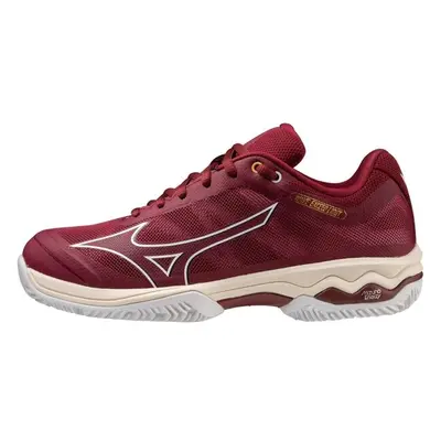 Mizuno WAVE EXCEED LIGHT CC W Dámská tenisová obuv, vínová