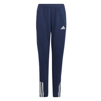 adidas TIRO PANTS Juniorské fotbalové tepláky, tmavě modrá, velikost