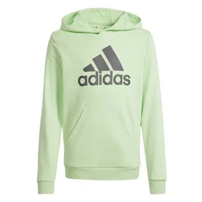 adidas BIG LOGO HOODIE Chlapecká mikina, světle zelená, velikost