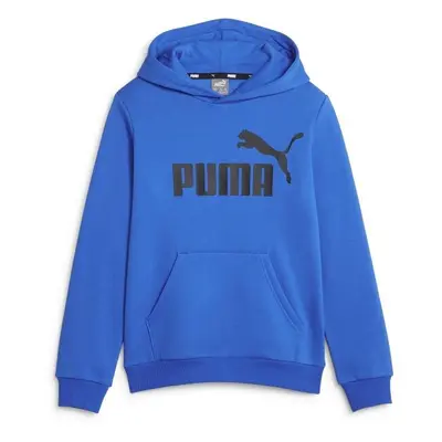 Puma ESSENTIALS BIG LOGO HOODIE Chlapecká mikina, modrá, velikost