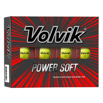 VOLVIK VV POWER SOFT ks Sada golfových míčků, žlutá, velikost