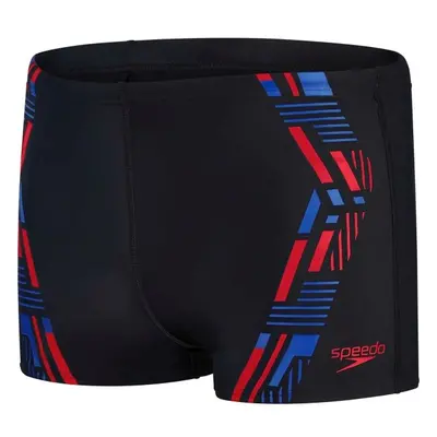 Speedo TECH PRINT AQUASHORT Pánské plavky, černá, velikost