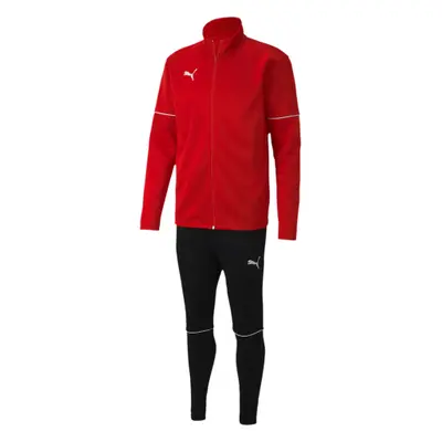 Puma TEAM GOAL TRACKSUIT CORE Chlapecká tepláková souprava, červená, velikost