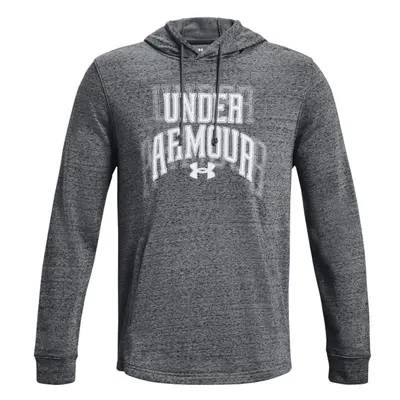 Under Armour RIVAL TERRY GRAPHIC Pánská mikina, tmavě šedá, velikost