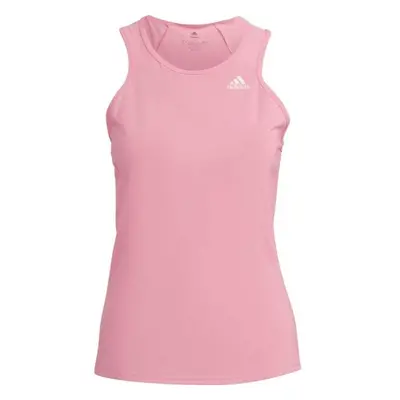 adidas OWN THE RUN TANK TOP Dámské běžecké tílko, růžová, velikost