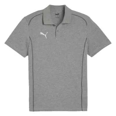 Puma TEAMFINAL CASUALS POLO Pánské polo triko, šedá, velikost