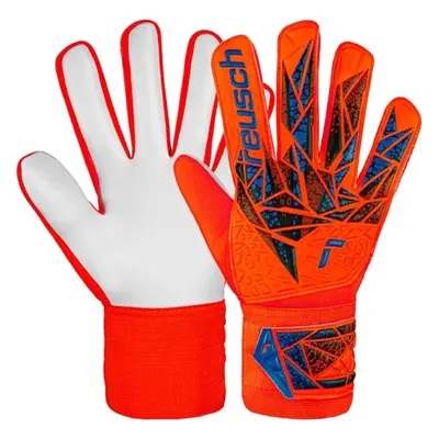 Reusch ATTRAKT STARTER SOLID JR Dětské brankářské rukavice, oranžová, velikost