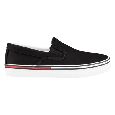 Tommy Hilfiger TOMMY JEANS ESSENTIAL SLIPON Dámské slip-on, černá, velikost