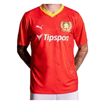 Puma ZBROJOVKA BRNO HOME JERSEY Fotbalový dres, červená, velikost