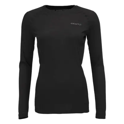 Craft CORE WARM BASELAYER LS Dámské funkční triko, černá, velikost