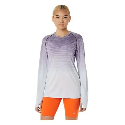 ASICS SEAMLESS LS TOP Dámské triko, fialová, velikost