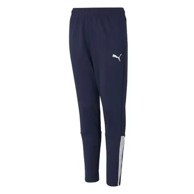 Puma TEAMLIGA TRAINING PANTS Chlapecké tepláky, tmavě modrá, velikost