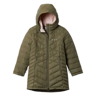 Columbia HEAVENLY LONG JACKET Dívčí bunda, khaki, velikost