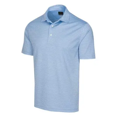 GREGNORMAN PROTEK ML75 STRIPE POLO Pánské golfové polo triko, modrá, velikost