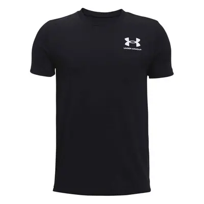 Under Armour SPORTSTYLE LEFT CHEST Chlapecké tričko krátkým rukávem, černá, velikost