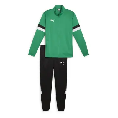 Puma TEAMRISE TRACKSUIT Pánská tepláková souprava, zelená, velikost