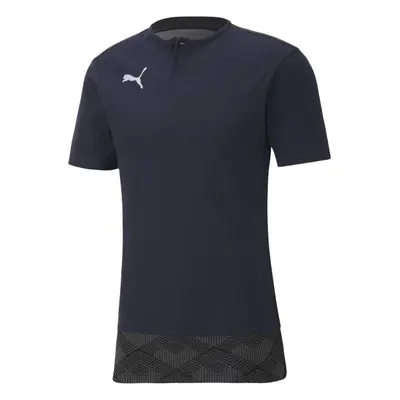 Puma TEAM FINAL CASUALS POLO SHIRT Pánské triko, tmavě modrá, velikost