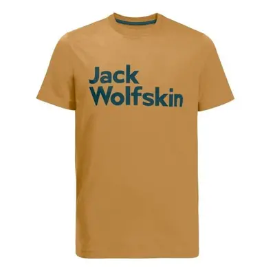 Jack Wolfskin BRAND T Pánské triko, žlutá, velikost