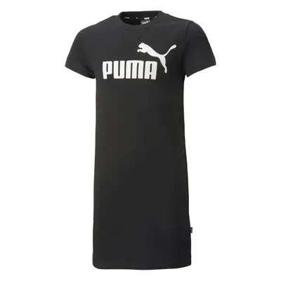 Puma ESSENTIALS + LOGO DRESS TR G Dívčí šaty, černá, velikost