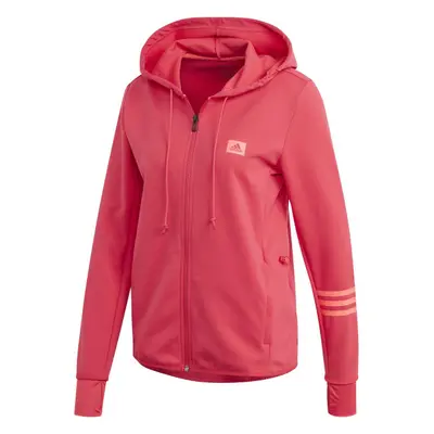 adidas DESIGNED TO MOVE FULL-ZIP HOODIE Dámská mikina, růžová, velikost