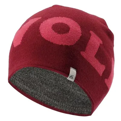 Devold LOGO MERINO BEANIE Čepice, červená, velikost