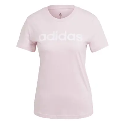 adidas LINEAR TEE Dámské tričko, růžová, velikost