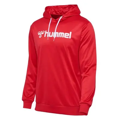 Hummel LOGO HOODIE Pánská mikina, červená, velikost