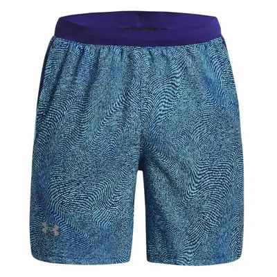 Under Armour LAUNCH 7'' PRINTED SHORT Pánské šortky, modrá, velikost