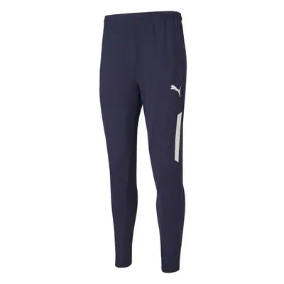 Puma TEAMLIGA TRAINING PANTS PRO Fotbalové tepláky, tmavě modrá, velikost