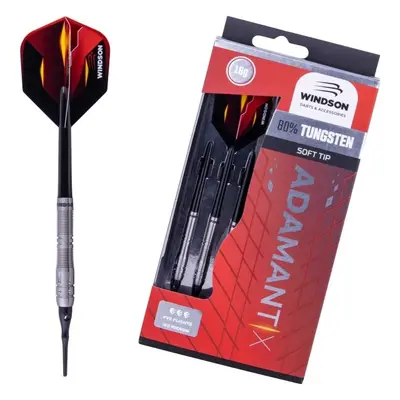 Windson ADAMANTIX G TUNGSTEN SET Set wolframových šipek s měkkými hroty, červená, velikost