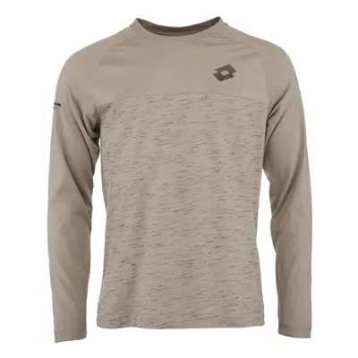 Lotto TRAINING LONG SLEEVE TEE Pánské tričko, hnědá, velikost