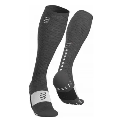 Compressport FULL SOCKS RECOVERY Kompresní podkolenky, šedá, velikost