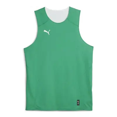 Puma HOOPS TEAM REVERSE PRACTICE JERSEY Pánský basketballový dres, zelená, velikost