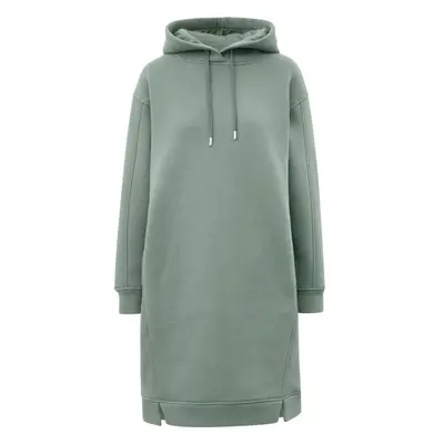 s.Oliver RL HOODIE DRESS Dámské šaty s kapucí, zelená, velikost