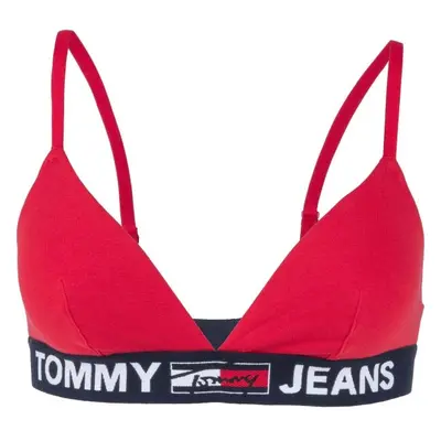 Tommy Hilfiger TRIANGLE BRALETTE UN Dámská podprsenka, červená, velikost