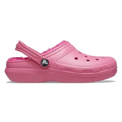 Crocs CLASSIC LINED CLOG T Dívčí nazouváky, růžová