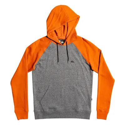 Quiksilver ESSENTIALS HOOD RAGLAN Pánská mikina, tmavě šedá, velikost