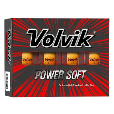 VOLVIK VV POWER SOFT ks Sada golfových míčků, oranžová, velikost