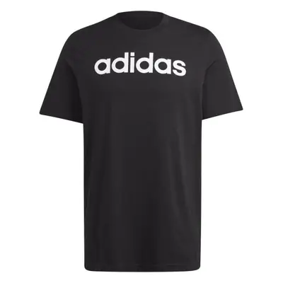 adidas LINEAR TEE Pánské tričko, černá, velikost